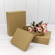 Коробки Прямоугольные Набор 1/3 24*19*8 Крафт 1/36 Арт: 720323/3 - Коробки Прямоугольные Набор 1/3 24*19*8 Крафт 1/36 Арт: 720323/3