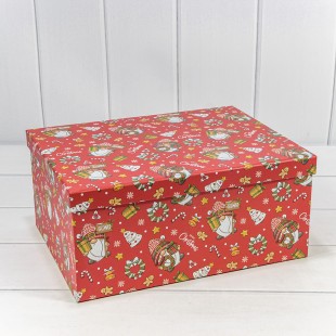 Коробки Прямоугольные Набор 1/10 34*26*15,3 "Новый год"-3090 1/6 Арт: 730604/3090