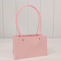 Пакет подарочный "Ваза для цветов" 22*10,5*13,5 Розовый 1/10 1/300 Арт: 000586EA/3