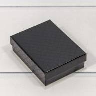 Коробка Прямоугольная 9*7*2,8 &quot;Ромбики&quot; Чёрный 1/12 1/240 Арт: 61279/7 - Коробка Прямоугольная 9*7*2,8 "Ромбики" Чёрный 1/12 1/240 Арт: 61279/7