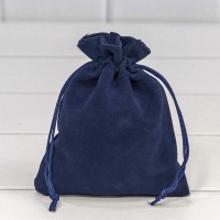 Мешочки бархатные 12*15 Синий 1/50 1/2000 Арт: 000811H/12