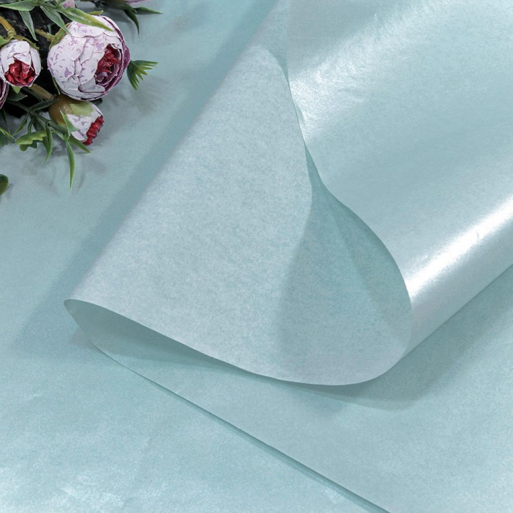 Бумага в листах "Тишью" Водостойкая 50*70 (20 шт.) 38г Голубой 1/60 Арт: 0001102/31