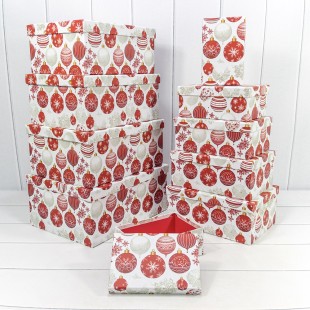 Коробки Прямоугольные Набор 1/10 34*26*15,3 "Новый год"-2660 1/6 Арт: 730604/2660