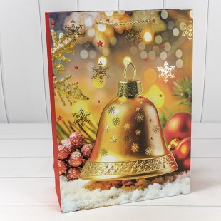 Пакет подарочный "Новый год" (микс 420) 30*41,5*12 210г 1/20 1/120 Арт: 300420A