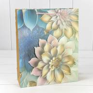 Пакет подарочный с 3D аппликацией "Цветы" (микс 257) 26*32*10 210г 1/20 1/240 Арт: 000257C - Пакет подарочный с 3D аппликацией "Цветы" (микс 257) 26*32*10 210г 1/20 1/240 Арт: 000257C