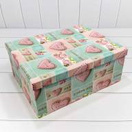 Коробки Прямоугольные Набор 1/15 42,5*33*17,6 "Сердца с цветами" 1/2 Арт: 721902/956 - Коробки Прямоугольные Набор 1/15 42,5*33*17,6 "Сердца с цветами" 1/2 Арт: 721902/956