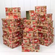 Коробки Прямоугольные Набор 1/15 42,5*33*17,6 "Коллаж из сердец" 1/2 Арт: 721902/1216 - Коробки Прямоугольные Набор 1/15 42,5*33*17,6 "Коллаж из сердец" 1/2 Арт: 721902/1216