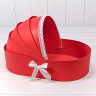 Коробки &quot;Люлька&quot; Набор 1/3 39*23,3*9 Красный 1/18 Арт: 720970/3 - Коробки "Люлька" Набор 1/3 39*23,3*9 Красный 1/18 Арт: 720970/3