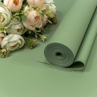 Плёнка 0,59*34м 900г "Корейская" 65мкм Бледно-зелёный-2404 1/6 1/12 Арт: 90038/2404