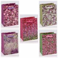 Пакет подарочный "Цветы" (микс) 8*11*5 1/20 1/800 Арт: 00019I - Пакет подарочный "Цветы" (микс) 8*11*5 1/20 1/800 Арт: 00019I