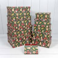 Коробки Прямоугольные Набор 1/10 34*26*15,3 &quot;Новый год&quot;-2625 1/6 Арт: 730604/2625 - Коробки Прямоугольные Набор 1/10 34*26*15,3 "Новый год"-2625 1/6 Арт: 730604/2625