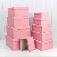 Коробки Прямоугольные Набор 1/10 34*26*15,3 Розовый-2 1/6 Арт: 721604/1293 - Коробки Прямоугольные Набор 1/10 34*26*15,3 Розовый-2 1/6 Арт: 721604/1293